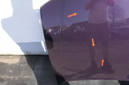 Audi A3 8L Motorhaube Frontklappe Haube lila rot LZ3W Facelift (123511)