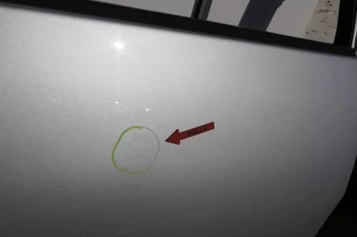 VW New Beetle 1C 9C Tür vorne rechts Beifahrertür silber LA7W - OHNE Anbauteile (123519)