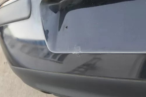 VW Golf 4 Limousine Stoßstange hinten Heckstoßstange Stoßfänger schwarz LC9Z me (123565)