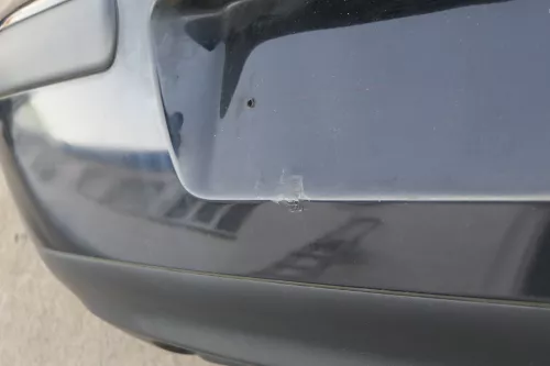 VW Golf 4 Limousine Stoßstange hinten Heckstoßstange Stoßfänger schwarz LC9Z me (123565)