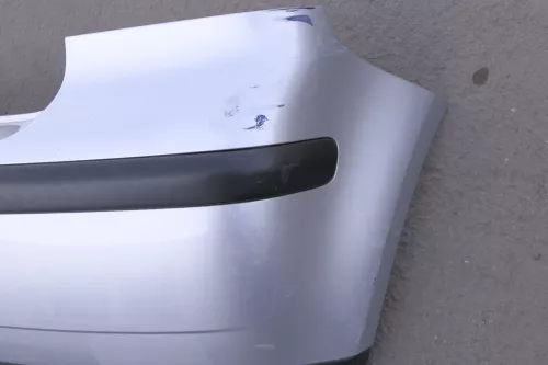 VW Polo 9N 9N3 Stoßstange Heckstoßstange hinten silber grau LA7W reflexsilber me (123604)