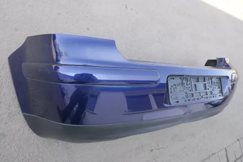 VW Golf 4 Limousine Stoßstange hinten Heckstoßstange Stoßfänger blau indi LB5N (123621)
