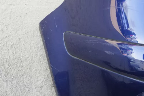 VW Golf 4 Limousine Stoßstange hinten Heckstoßstange Stoßfänger blau indi LB5N (123621)