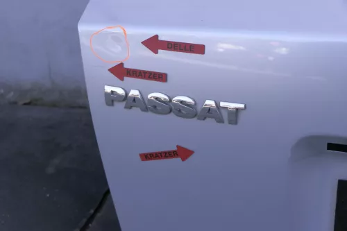 VW Passat 3B Limousine Heckklappe Klappe hinten Kofferraumklappe silber LB7Z (123649)