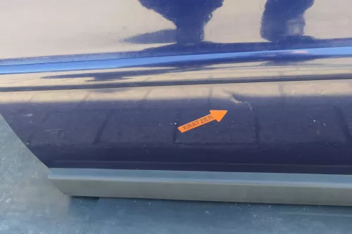 VW Passat 3B 3BG Kombi + Limo Tür vorne links Fahrertür blau LB5N indigoblau (123669)