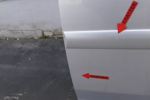 VW Golf 5 V 1K Tür Türrahmen hinten links 4/5-Türer grau silber LA7W reflexsilbe (123695)