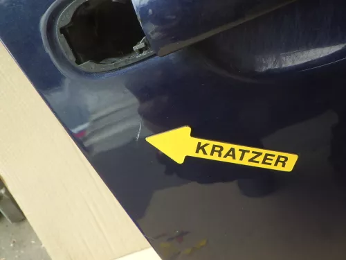 VW Passat 3B 3BG Kombi Limo Tür vorne rechts Beifahrertür blau LD5Q ohneAnbaute (123760)