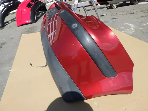 VW Golf 4 Limousine Stoßstange hinten Heckstoßstange rot braun LC3K PDC (123789)