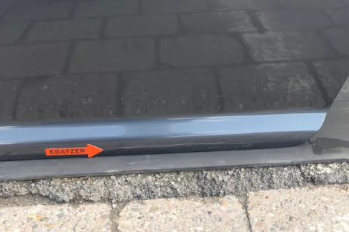 VW Golf 4 Limousine Tür hinten links grau LC7V (KEINkombi) (123822)