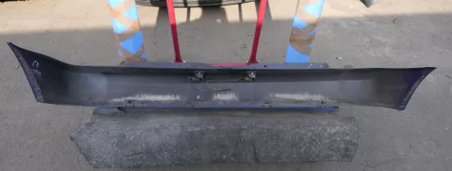 VW Polo 6N Stoßstange hinten Oberteil der 2-geteilte Heckstoßstange blau LD5D c (123867)