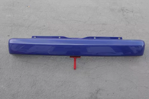 VW Polo 6N Stoßstange hinten Oberteil der 2-geteilte Heckstoßstange blau LD5D c