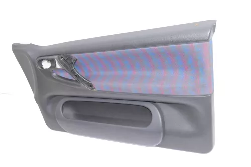 VW Polo 6N Türverkleidung Verkleidung Tür vorne rechts 2/3-Türer off-black lila (123949)