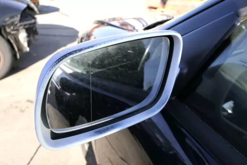 Seat Leon 1M manueller Spiegel Außenspiegel links mit Glas grau unlackiert (125043)