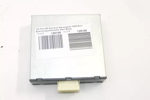 VW Polo 6R Golf Audi Steuergerät 1K0919041 Spannungsstabilisator Start Stopp (125109)