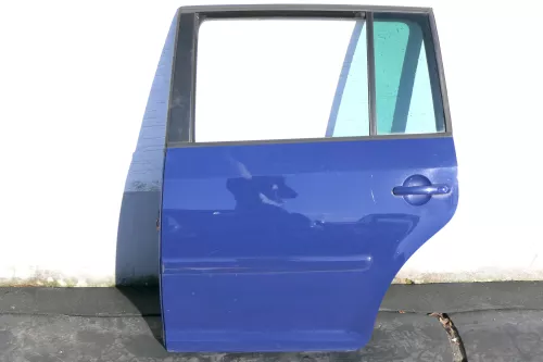 VW Touran 1T3 1T Tür hinten links Fahrerseite blau LL5M blue