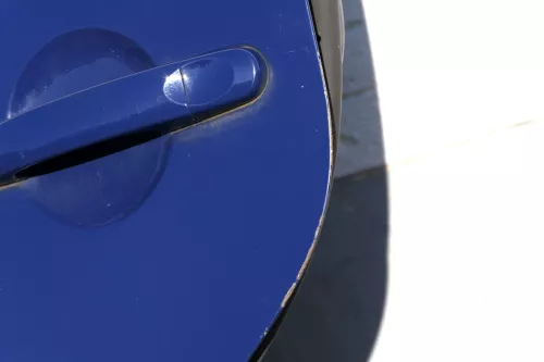 VW Touran 1T3 1T Tür hinten links Fahrerseite blau LL5M blue (125155)
