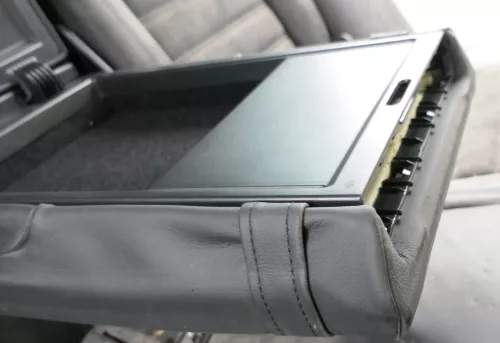 VW Passat 3C Limousine Sitz Rückbank Sitzfläche Sitze Leder schwarz Sitzheizung (125190)