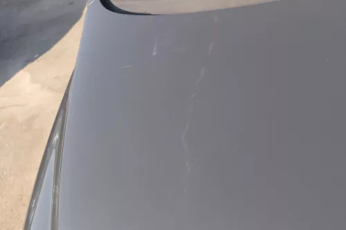 VW Fox 5Z Motorhaube Klappe vorn vorne grau LI7F urbangrau (125201)