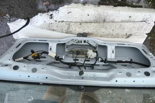 VW Polo 9N Fun Heckklappe Kofferraumklappe Klappe hinten silber LA7W reflexsilbe (127428)
