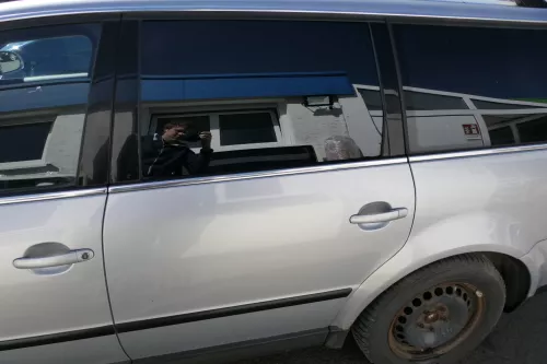 VW Passat 3B 3BG Kombi Variant Tür hinten links silber LA7W reflexsilber (127666)