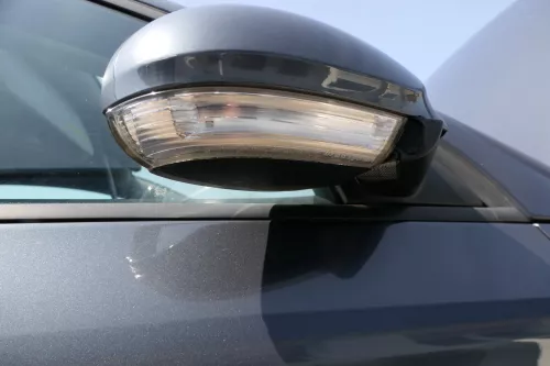 VW Passat 3C elektrischer Spiegel Außenspiegel rechts grau blau LK7X anklappbar (127757)