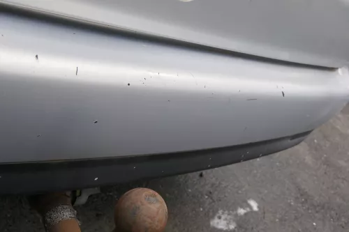 VW Sharan 7M Stoßstange hinten Heckstoßstange silber ab Bj. 2000  (127943)