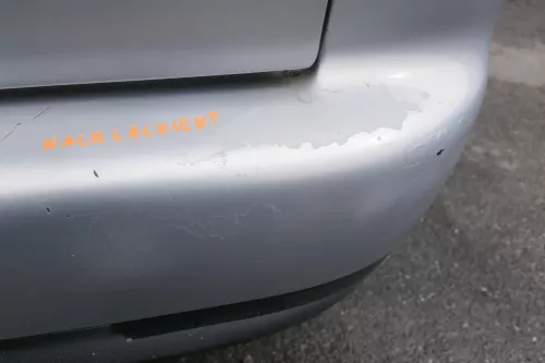 VW Sharan 7M Stoßstange hinten Heckstoßstange silber ab Bj. 2000  (127943)