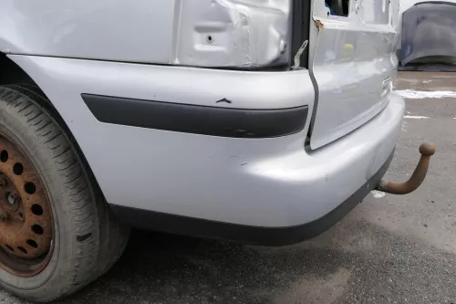 VW Sharan 7M Stoßstange hinten Heckstoßstange silber ab Bj. 2000 (127943)