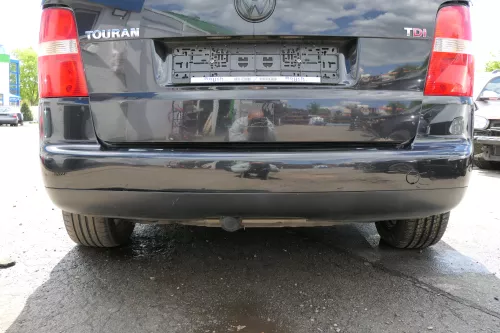 VW Touran 1T Stoßstange hinten Heckstoßstange Stoßfänger schwarz LC9Z meta (127966)