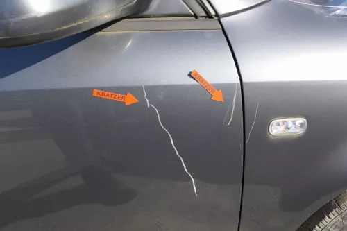 Audi A4 B6 8E nur Türblatt Tür vorne rechts Beifahrertür grau LX7Z Kombi+Limo (127988)