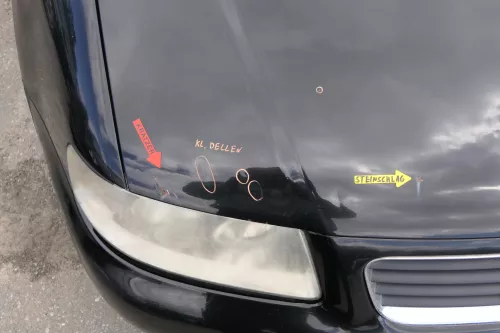 Audi A3 8L Motorhaube Frontklappe Haube schwarz LY9B auch für Facelift (128002)