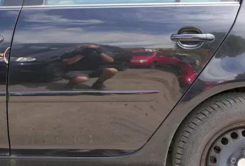 VW Golf 5 V 1K Tür nur das Türblatt hinten links 4/5-Türer schwarz LC9Z metallic