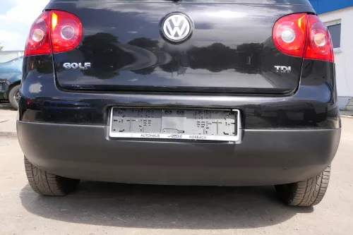 VW Golf 5 1K Limousine Stoßstange hinten Heckstoßstange schwarz LC9Z m (128314)