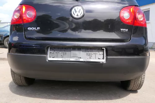 VW Golf 5 1K Limousine Stoßstange hinten Heckstoßstange schwarz LC9Z m