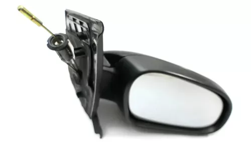 VW Fox 5Z manueller Spiegel Außenspiegel + Glas rechts schwarz LC9Z mechanisch (128489)