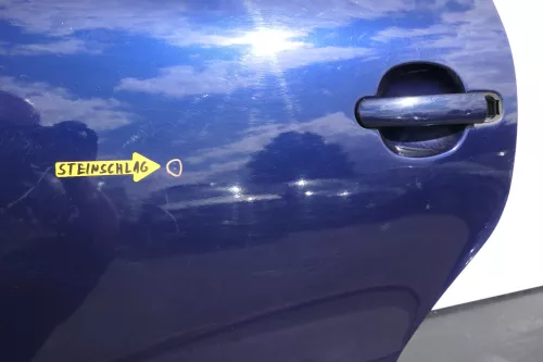 VW Passat 3B 3BG Kombi Variant Tür hinten links blau LB5N indigoblau + Scheibe (128549)