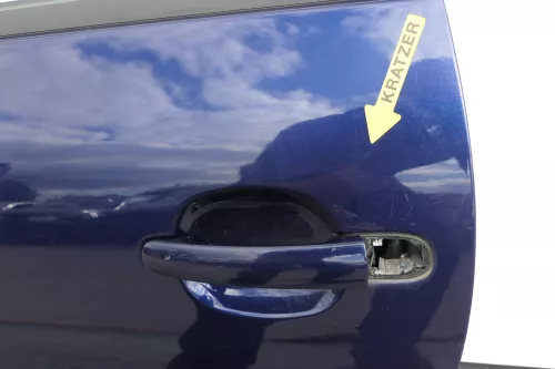 VW Passat 3B 3BG Kombi Variant Tür hinten links blau LB5N indigoblau + Scheibe (128549)