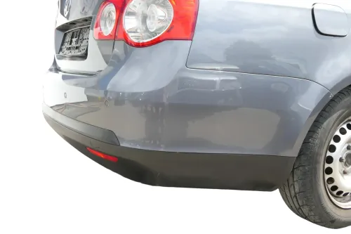 VW Jetta 1K Stoßstange hinten Heckstoßstange Stoßfänger grau LD7X platinumgr PDC (128696)