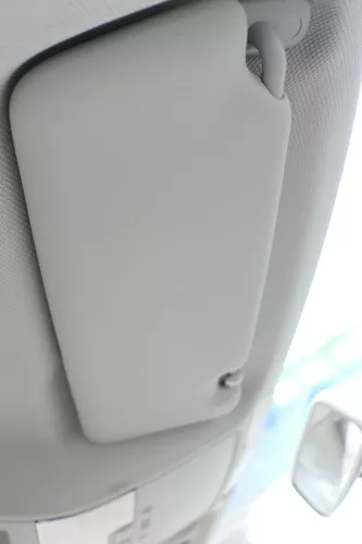 Audi A3 8P Sonnenblende rechts vorne 8P0857552A silber grau (128709)