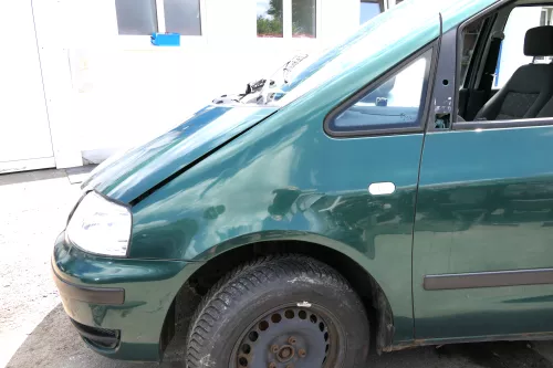 VW Sharan Kotflügel links vorne grün LC6M 2000-2009 Facelift (128773)