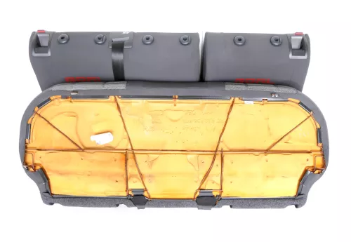 VW Golf 5 V Sitz Sitze hinten Rückbank Rücksitzbank 3 Punkt Lehne orange Goal (128813)