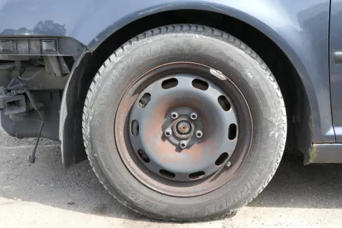 4x VW Golf 4 Bora 195/65 R15 91T Winterreifen M+S Reifen 6jx15H2 ET38  ca. 7-8mm (128941)