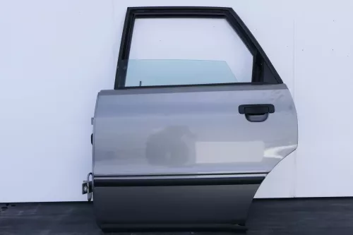 Audi 80 90 Limouisne Stufenheck Tür hinten links Rahmen Türblatt grau LY7P
