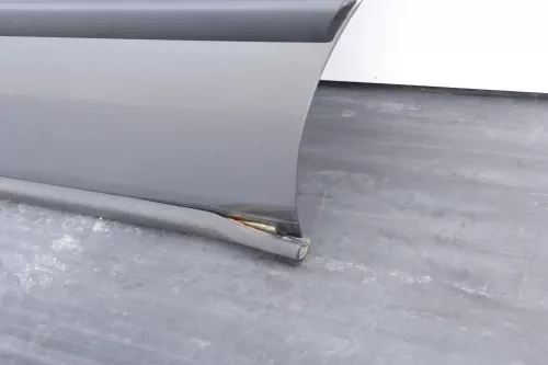 Audi 80 90 Limouisne Stufenheck Tür hinten links Rahmen Türblatt grau LY7P (128956)