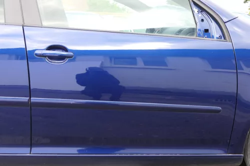 VW Golf 5 V 1K Tür vorn rechts Beifahrertür 4/5-Türer blau LD5Q nur TÜRBLATT