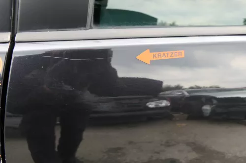 VW Golf 5 V 1K Tür nur das Türblatt hinten links 4/5-Türer schwarz LC9Z metal (129312)
