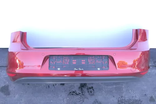 VW Golf 7 5G Limousine Stoßstange hinten Heckstoßstange rot sunsetred LA3X PDC