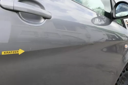 Seat Altea 5P XL Tür vorn rechts Beifahrertür grau LS7U -ohneAnbauteile (129586)