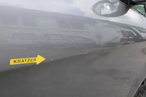 Seat Altea 5P XL Tür vorn rechts Beifahrertür grau LS7U -ohneAnbauteile (129586)