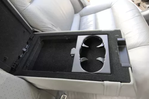VW Passat 3BG Limousine Sitz Rückbank Rücksitzbank Sitzfläche Sitze Leder grau (129767)
